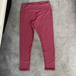 Pink 90 degree leggings